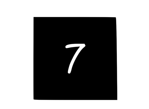 Square Shape with Playful Mono 7