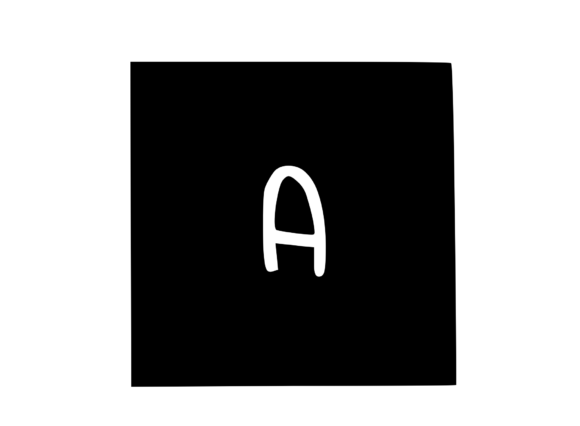 Square Shape with Playful Mono a