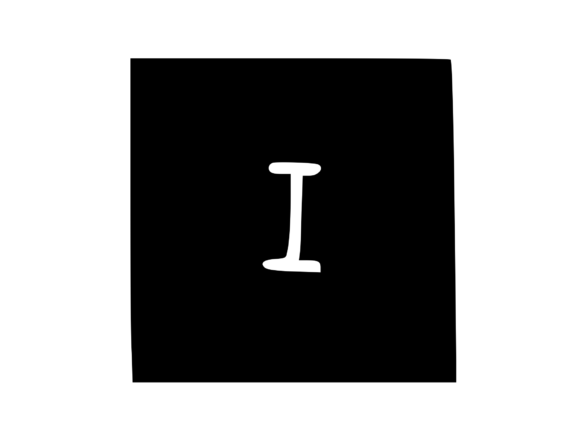 Square Shape with Playful Mono I