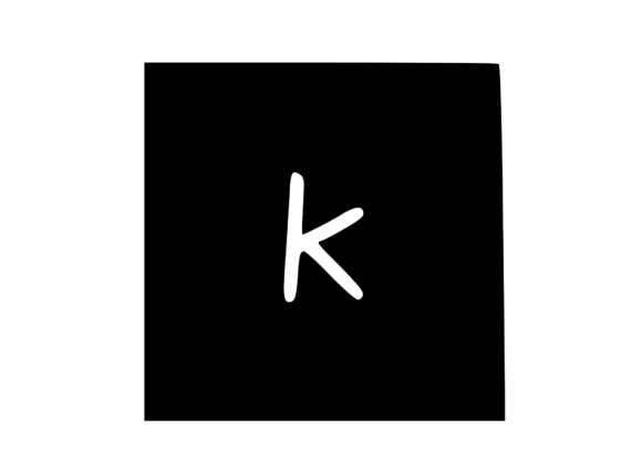 Square Shape with Playful Mono K