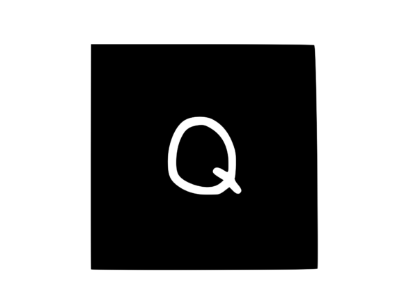 Square Shape with Playful Mono Q