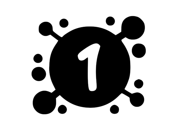 Viral Bacterial Germ with Mono 1 Design Review for Embroidery
