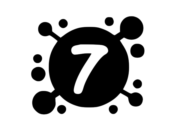 Viral Bacterial Germ with Mono 7