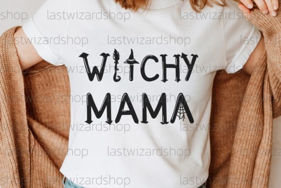 Witchy Mama SVG: A Designer's Take on Mom Halloween Shirt SVG